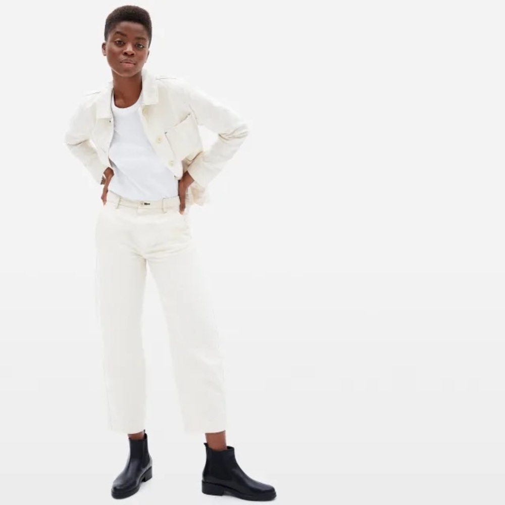 Everlane The curved Canvas Pant Size 0 L134